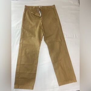 J. Crew Tan Chinos,Slouchy boyfriend chino size 28